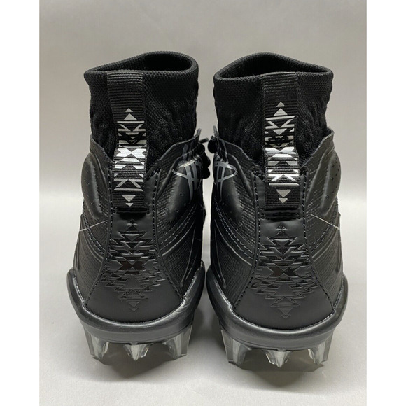 Nike Alpha Huarache 7 Elite LAX Black Silver Lacrosse Cleats Men or Kid Size 3.5 main image 6